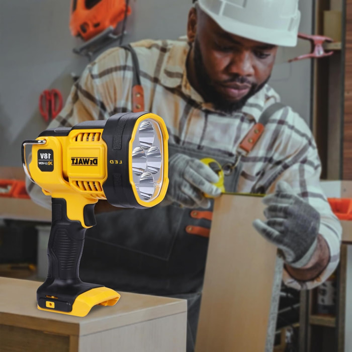 Lampe LED XR 18V - 1000 lumens - Sans batterie ni chargeur - DEWALT - DCL043-XJ