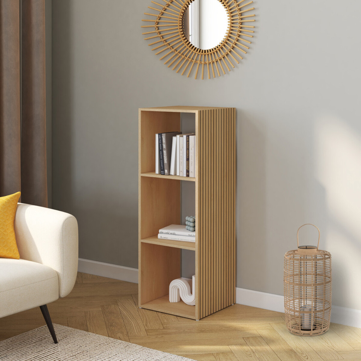 Meuble de rangement cube Faustine 3 cases