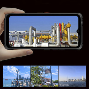 DAM Smartphone  PROFESSIONAL RUGGED S23 5G, Android 12, 12GB RAM + 256GB. Schermo 6,58''. Telecamera AI da 108 MP, visione notturna da 20 MP. Grado militare IP68/IPK69 MIL-STD-810H. Funzioni professionali. 8x1,8x17,2 cm. Colore nero