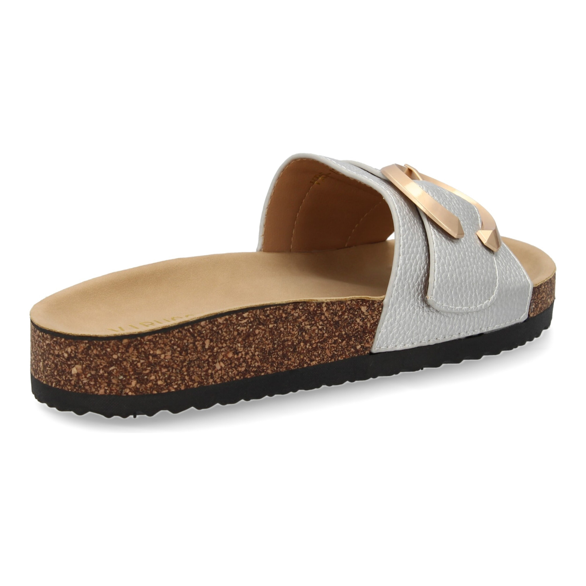 Sandalia plana de mujer, comoda y elegante, diseño moderno con material bio