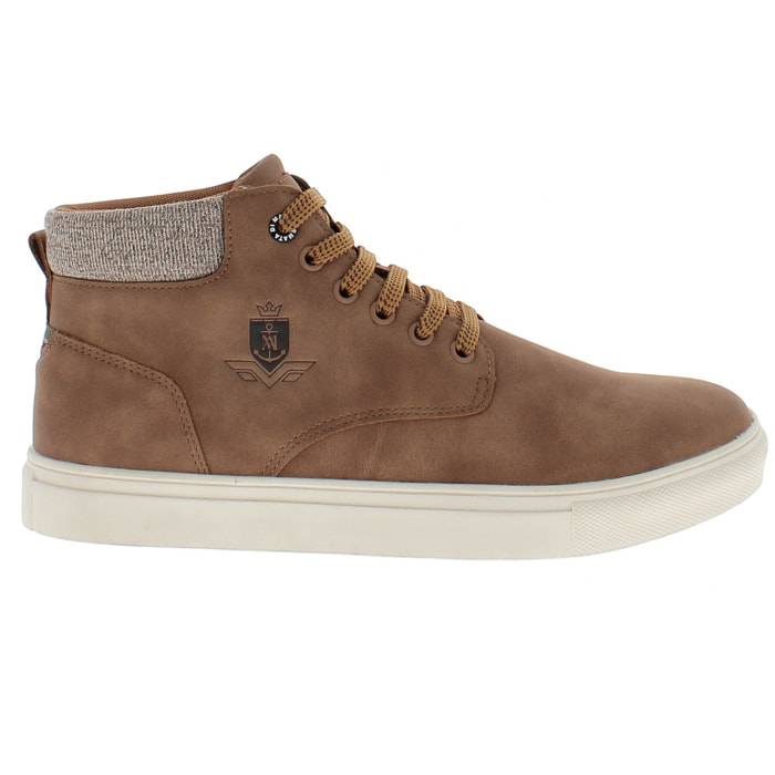 Armata di Mare Scarpe Uomo Stivaletti Casual Stringati con Soletta Rimovibile in Memory Foam AMU 2L835 Whisky