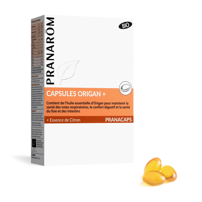 Pranarom - Capsules Origan + - Bio - 30 capsules