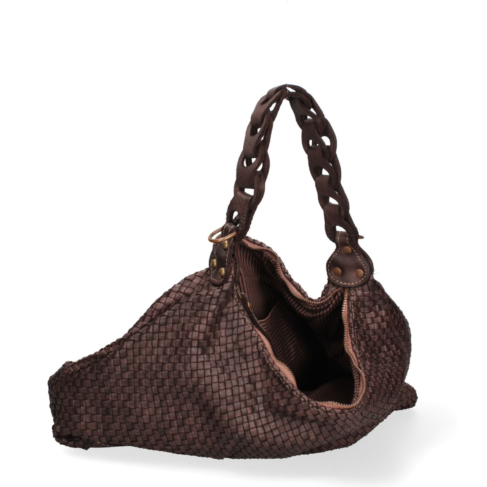 Borsa a spalla da donna - Modello Asteria - Vera pelle - 46.0 x 33.0 x 15.0 cm