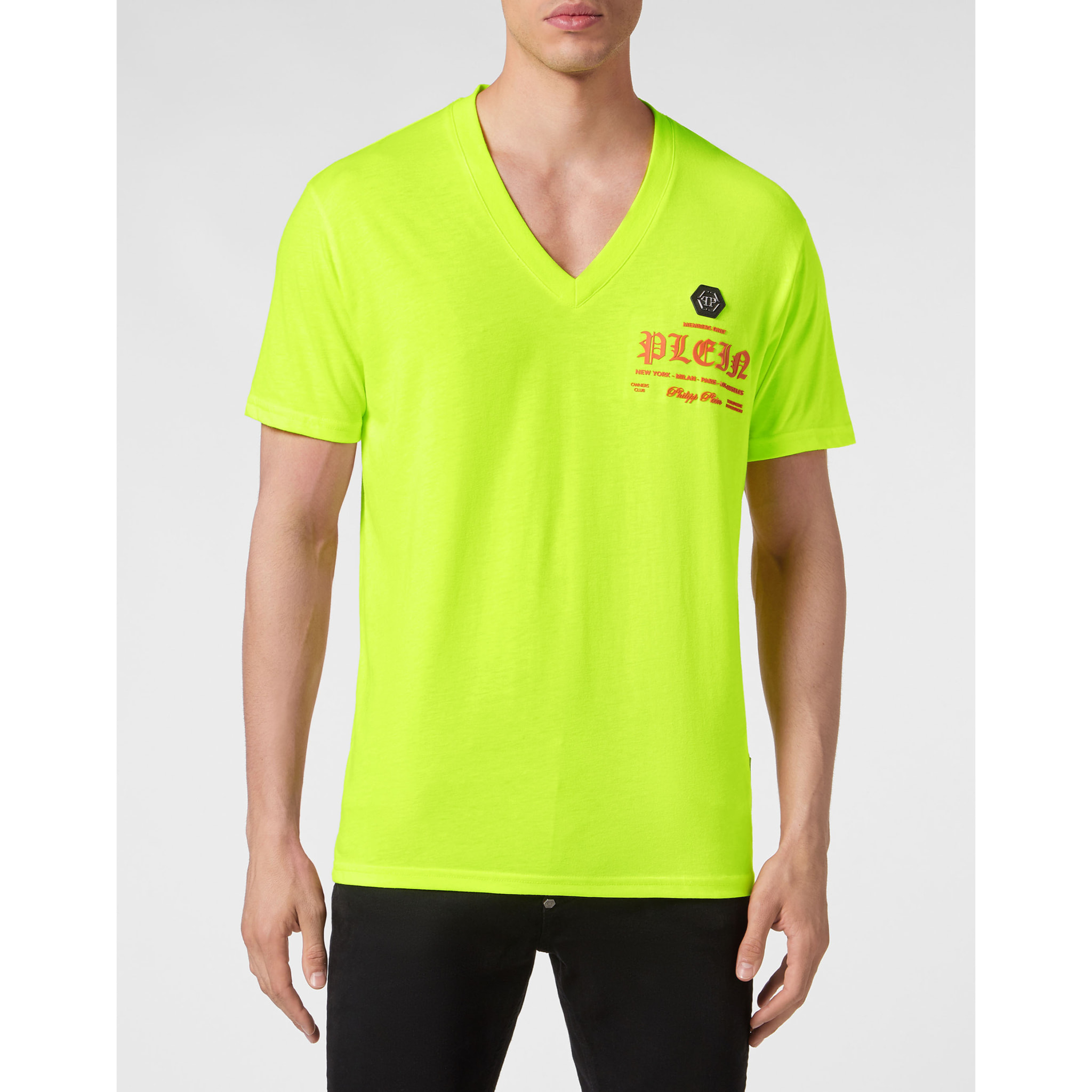 PHILIPP PLEIN Camiseta cuello pico