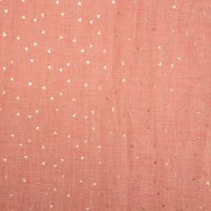 Rideau "Berlingot" rose terracotta 140x250cm