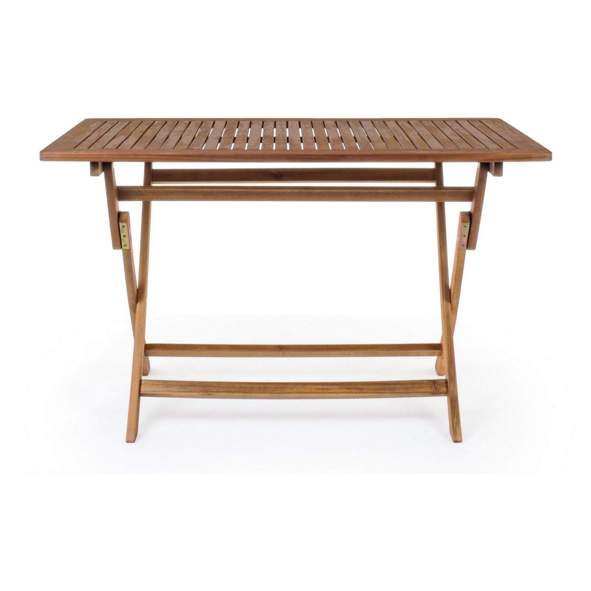Tavolo rettangolare NOEMI in legno di acacia, pieghevole, 120×70 cm