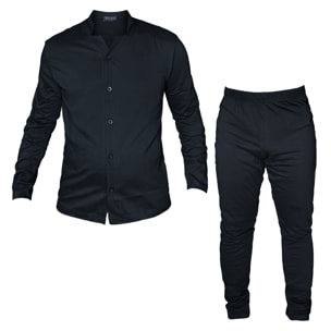 Pigiama Uomo NOTTINGHAM Aperto Cotone Mercerizzato Top Quality