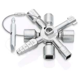 Clé multi-usage TWINKEY - KNIPEX - 10 empreintes - 001101