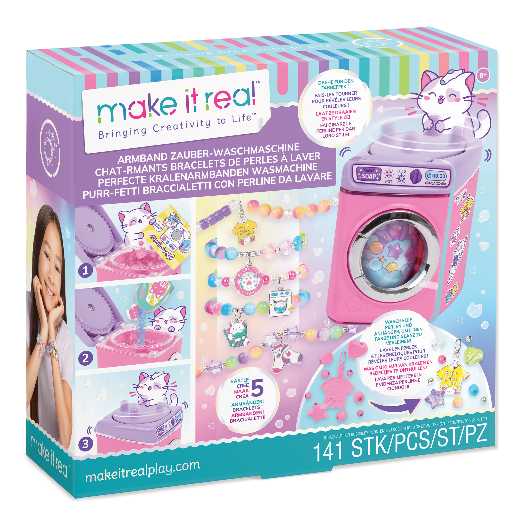 Purr-fetti Braccialetti con Perline da Lavare