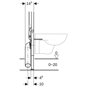 Pack WC Bati-support Geberit UP720 extra-plat + WC sans bride Vitra Integra avec fixations invisibles + Abattant softclose + Pla