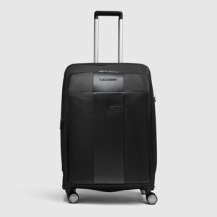 Piquadro Valise à 4 roues moyenne, extensible avec protection antichoc et serrure TSA