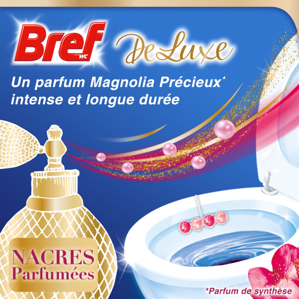 Lot de 4 - BREF WC Deluxe Magnolia Délicat Duo-Pack