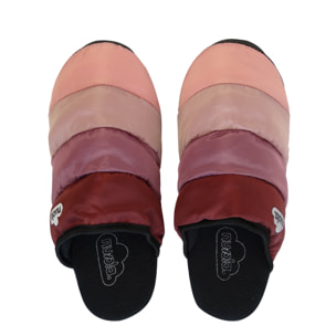 Zapatilla de estar por casa ,Zueco Colors Suela de Goma.