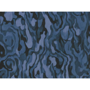 Papier peint Bois Précieux Indigo Intissé