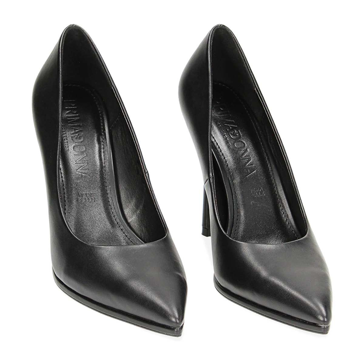 Zapatos de salón Bailarinas negros de piel