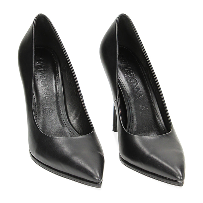 Zapatos de salón Bailarinas negros de piel