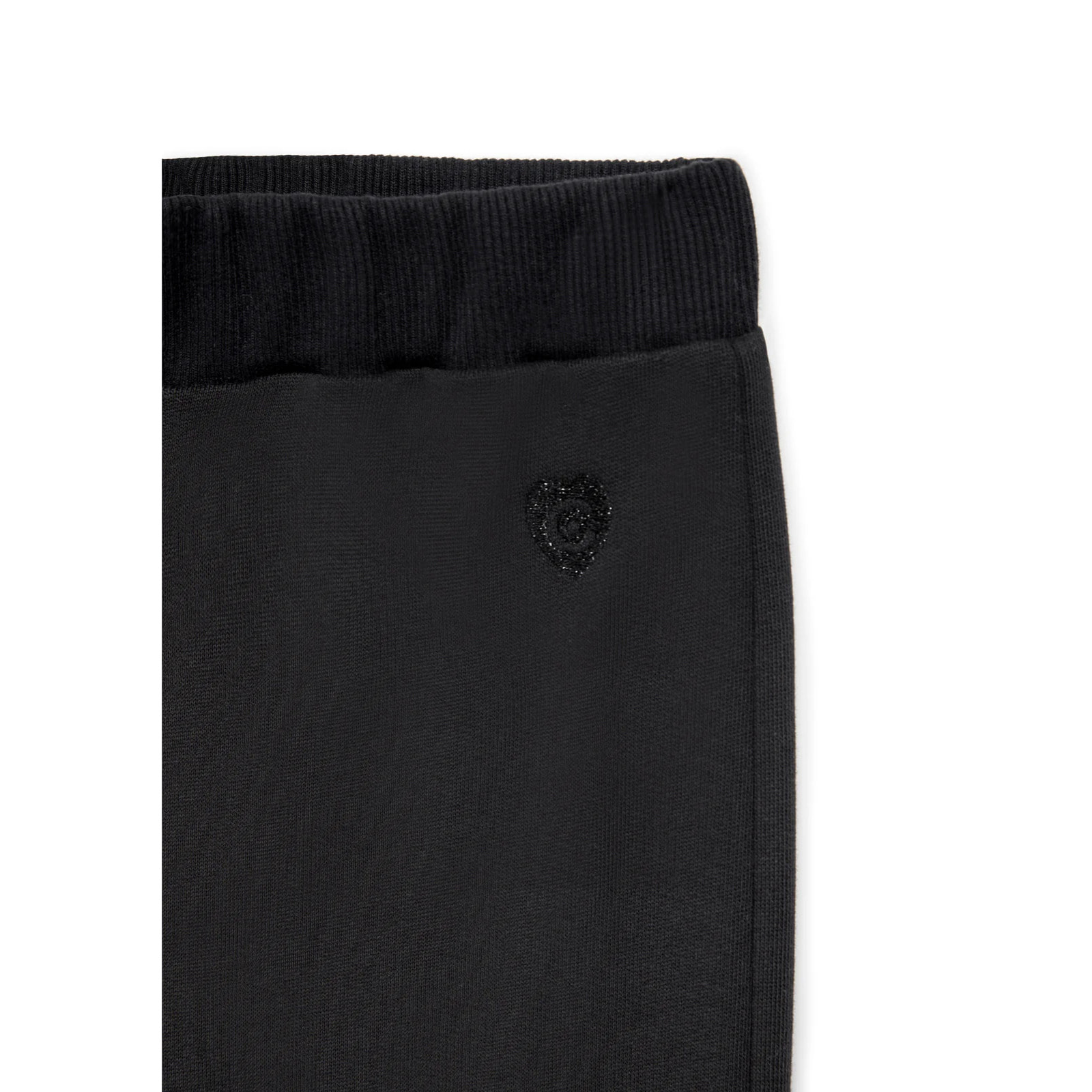 Pantalón Jogger de Felpa Negro Conguitos