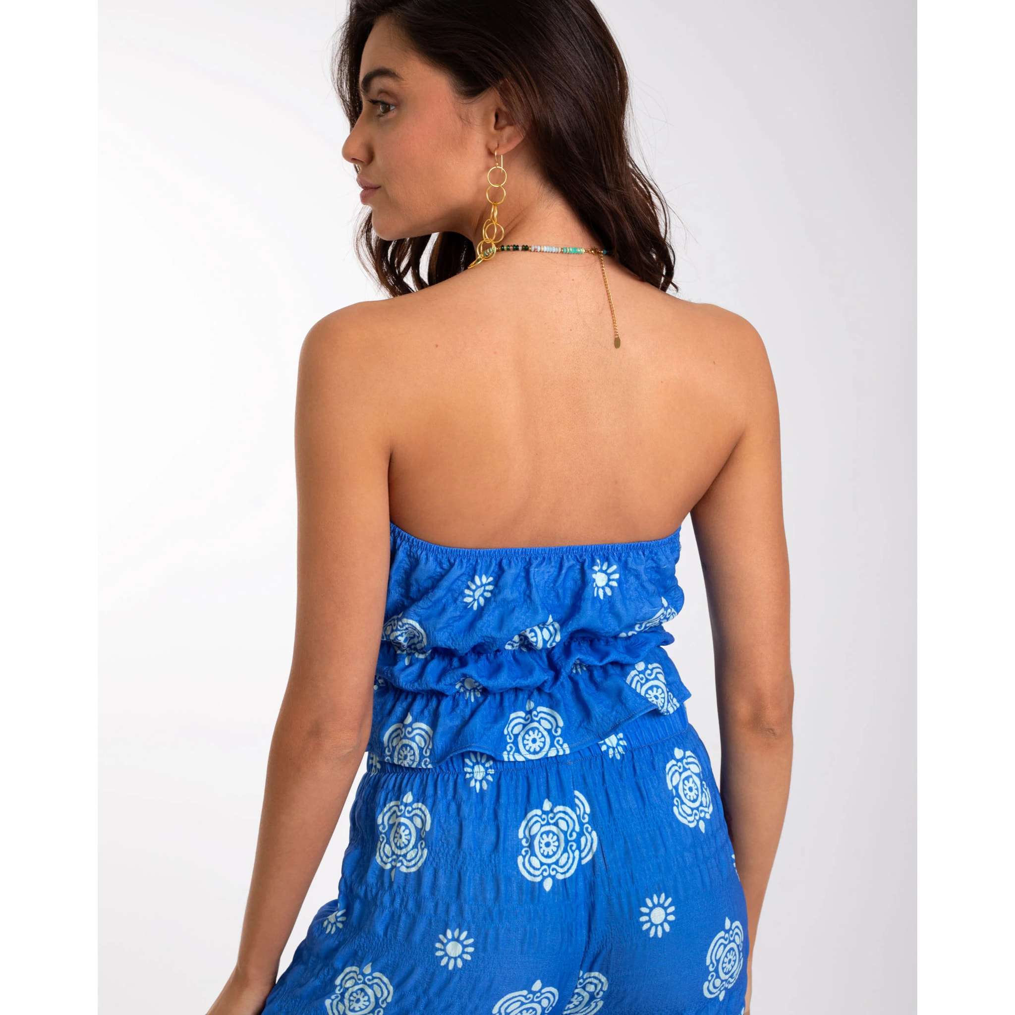 Top de mujer palabra de honor corto