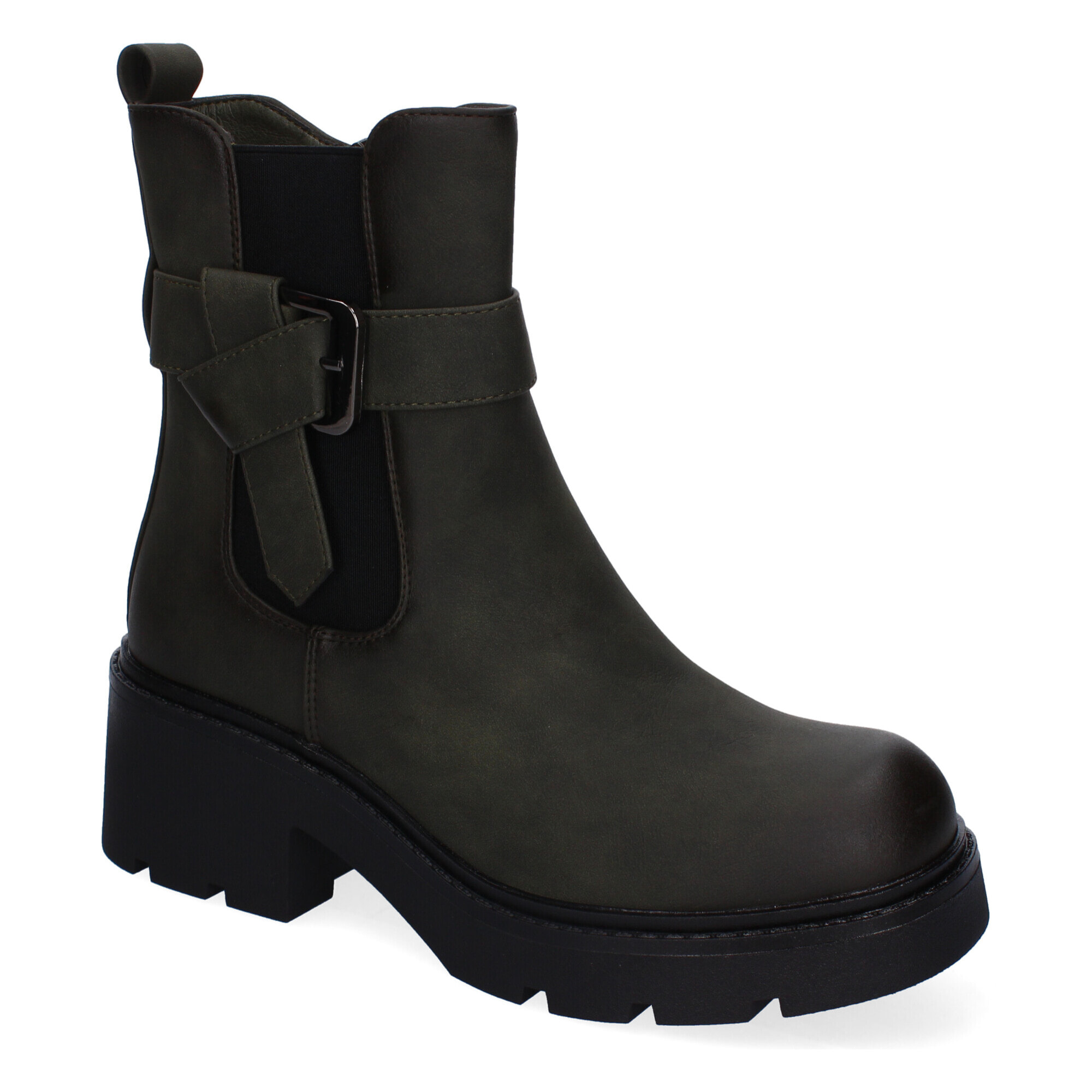 Botines de Tacón para Mujer, Comodos y Elegantes con Suela Dentada