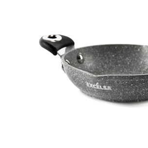 Tegame 16 cmcon Manici Excelsa – Forn-Ok, Alluminio Forgiato Grigio