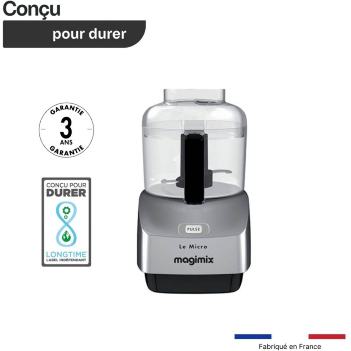 Hachoir MAGIMIX 18115F MICRO CHROME MAT