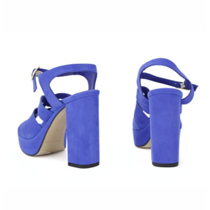 Sandalia plataforma. Tacón de 10 cm