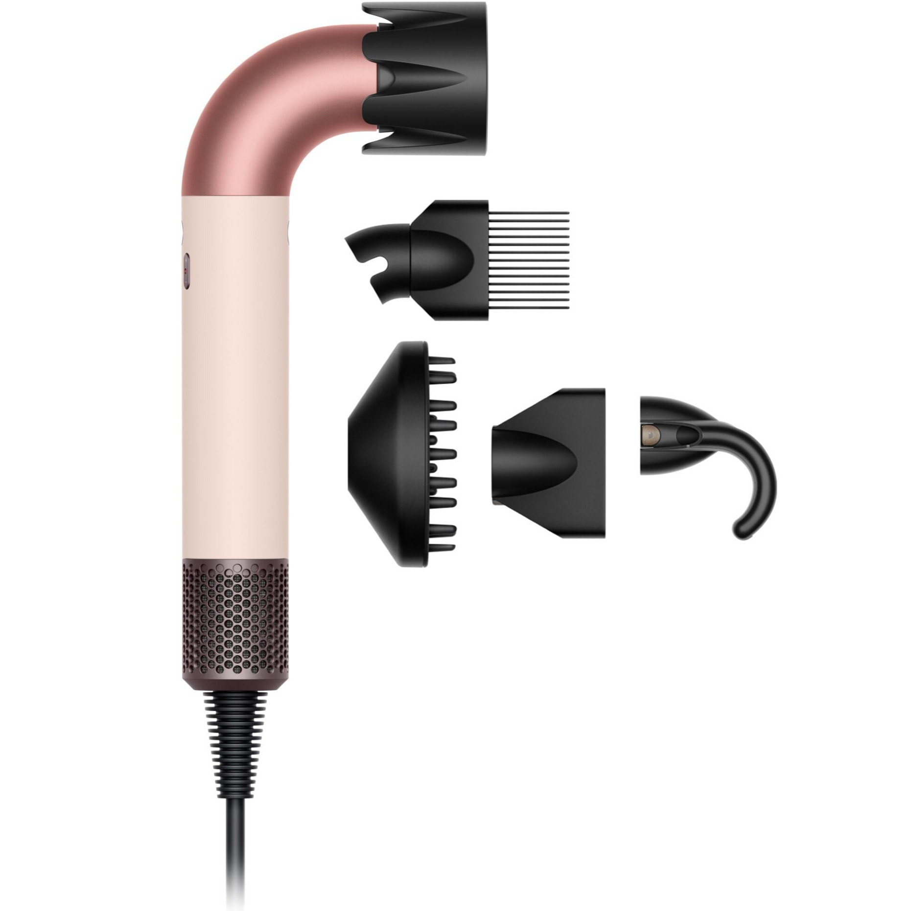 Dyson Supersonic r™ capelli mossi e ricci (Rosa Cipria/Oro Rosa)