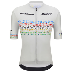 2024 Uci Road And Para-Cycling Road World Championships - Maglia Unisex Zurigo - Grigio Freddo - Unisex