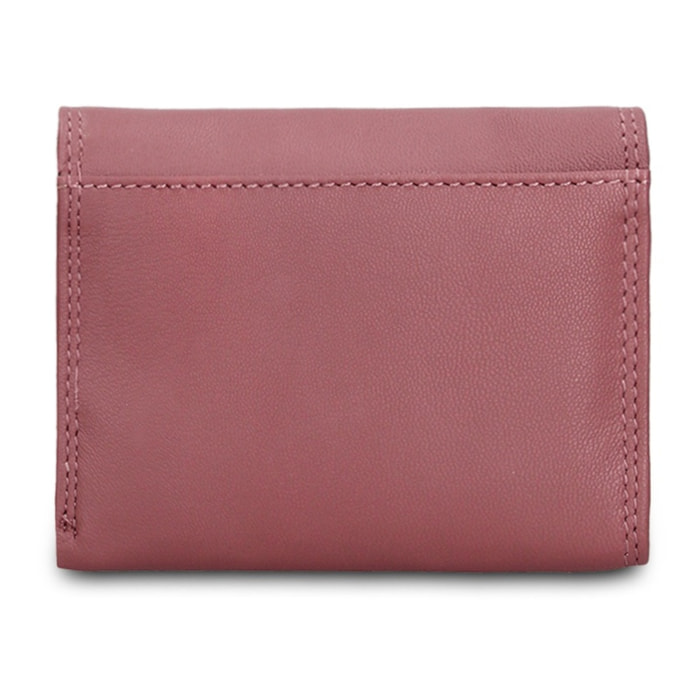 Portafoglio da donna in vera pelle - Modello Valoria Ultra - Casual - 12.0 x 9.0 x 2.0 cm