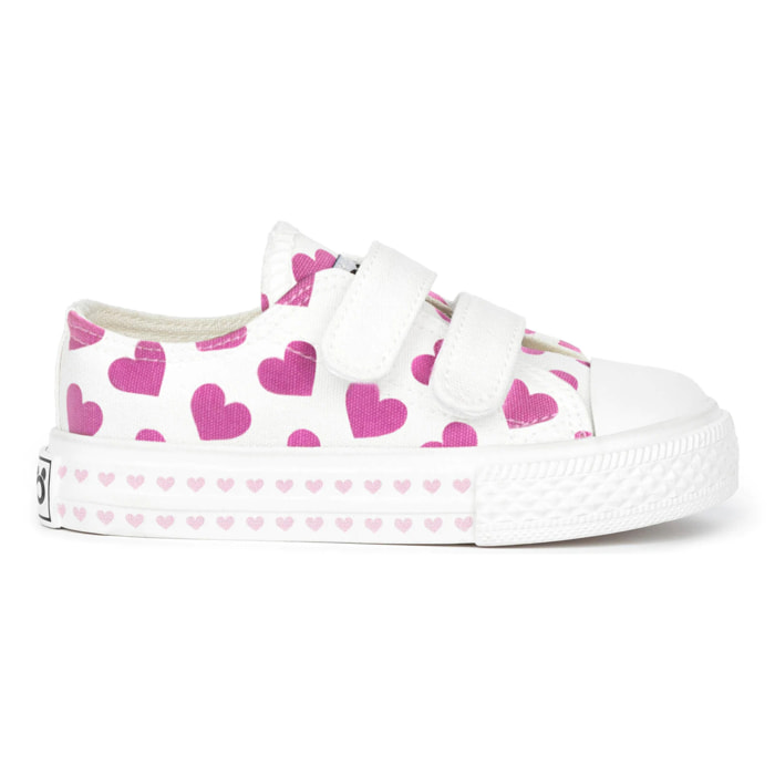 Sneakers bianche solari per bambini