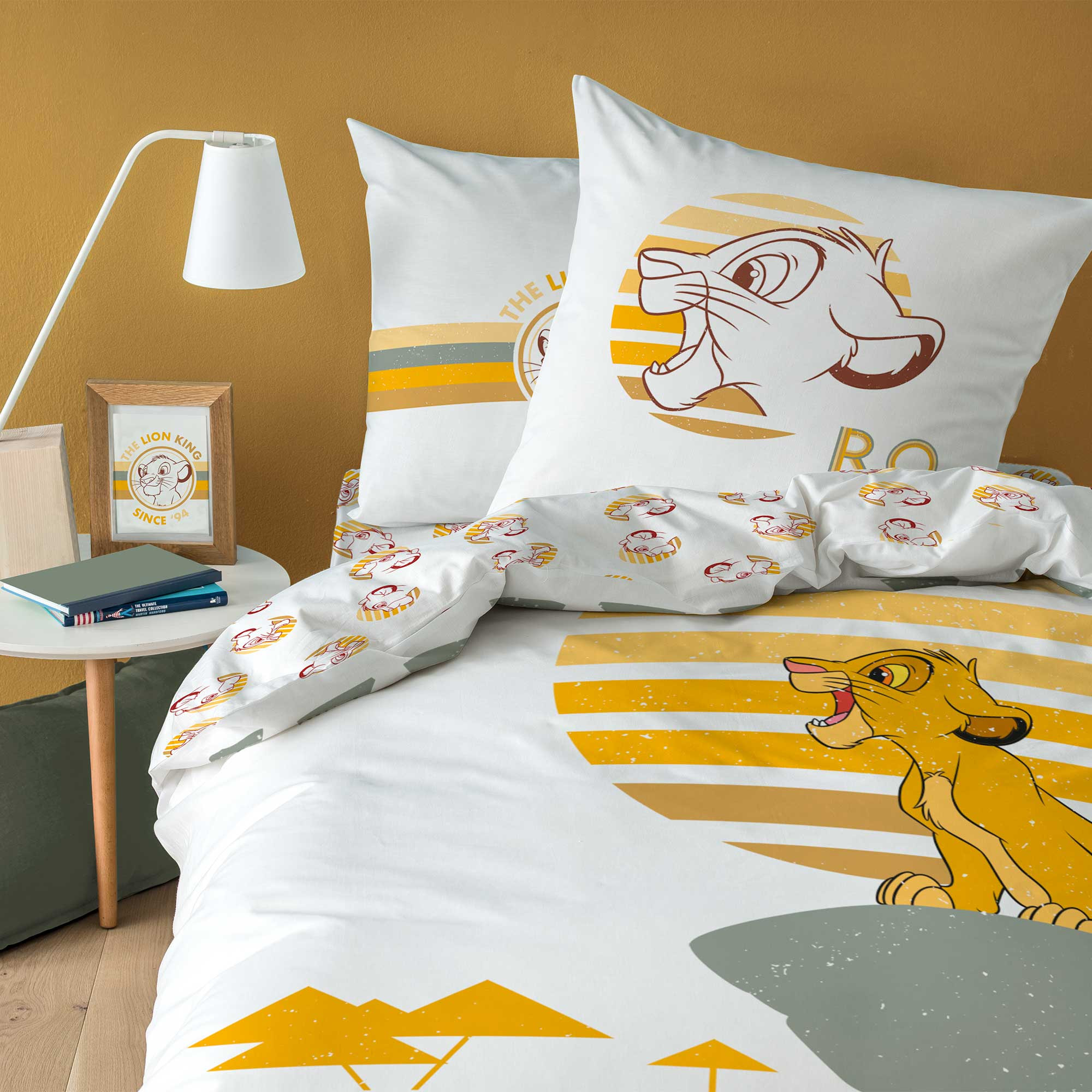 Parure de lit imprimée 100% coton, DISNEY HOME LE ROI LION PRINCE