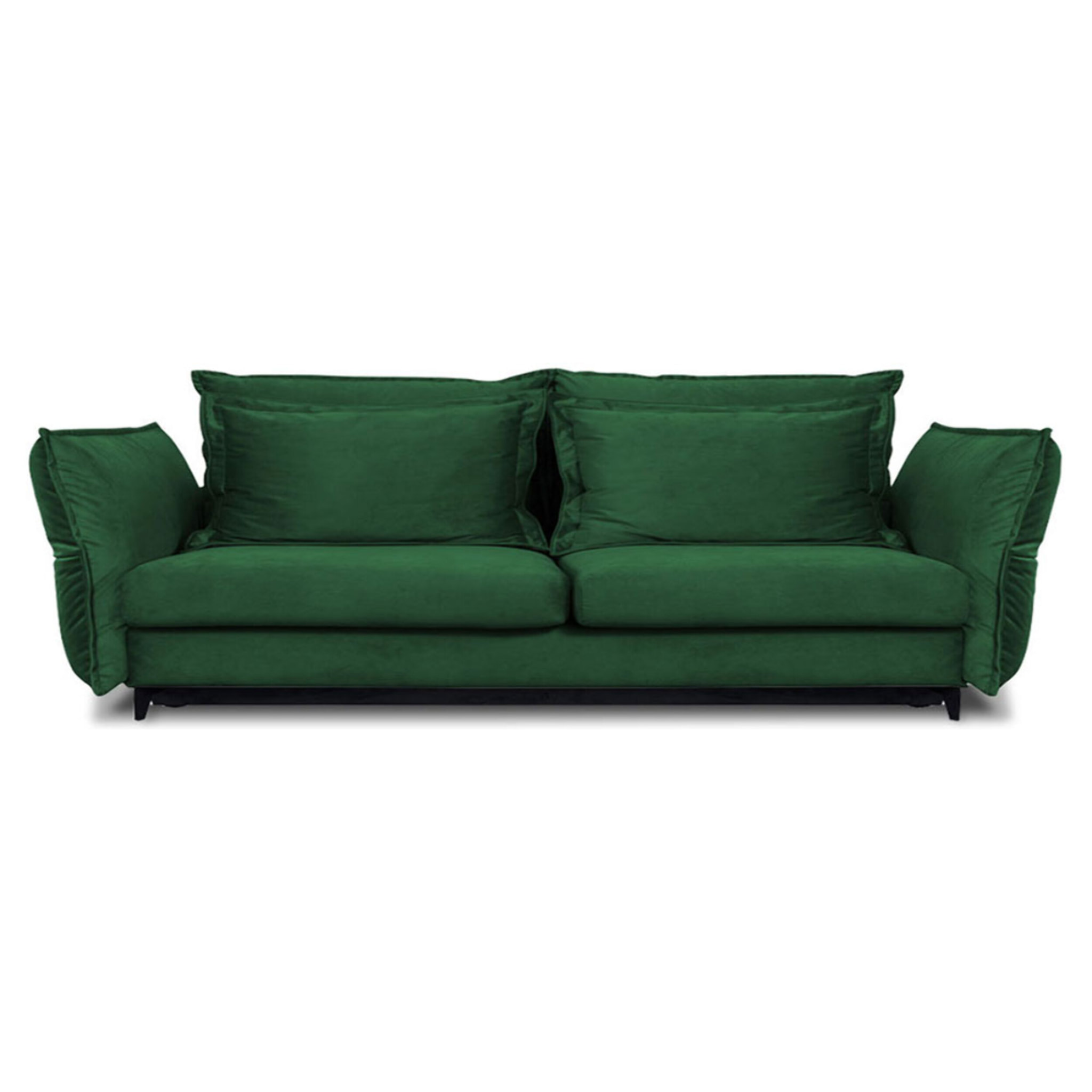 Canapé Velours droit Verduro - 4 Places