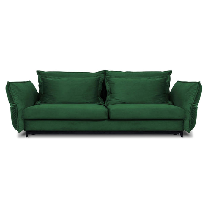 Canapé Velours droit Verduro - 4 Places
