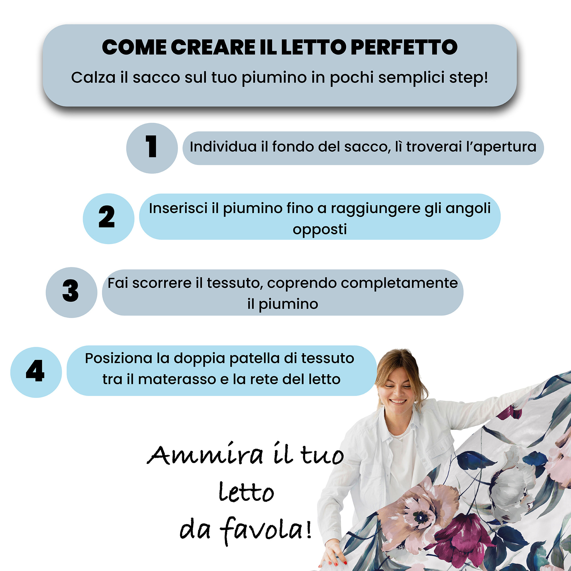 PARURE COPRIPIUMINO MATRIMONIALE AURORA STAMPA DIGITALE -100% cotone Made in Italy
