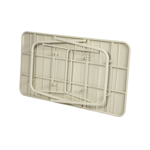 Table de jardin pliante métal 6 places AMÉLIA