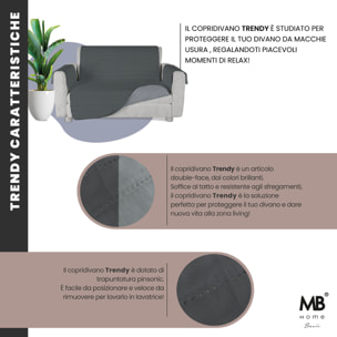 COPRIDIVANO TRENDY TRAPUNTATO PINSONIC - 2 POSTI