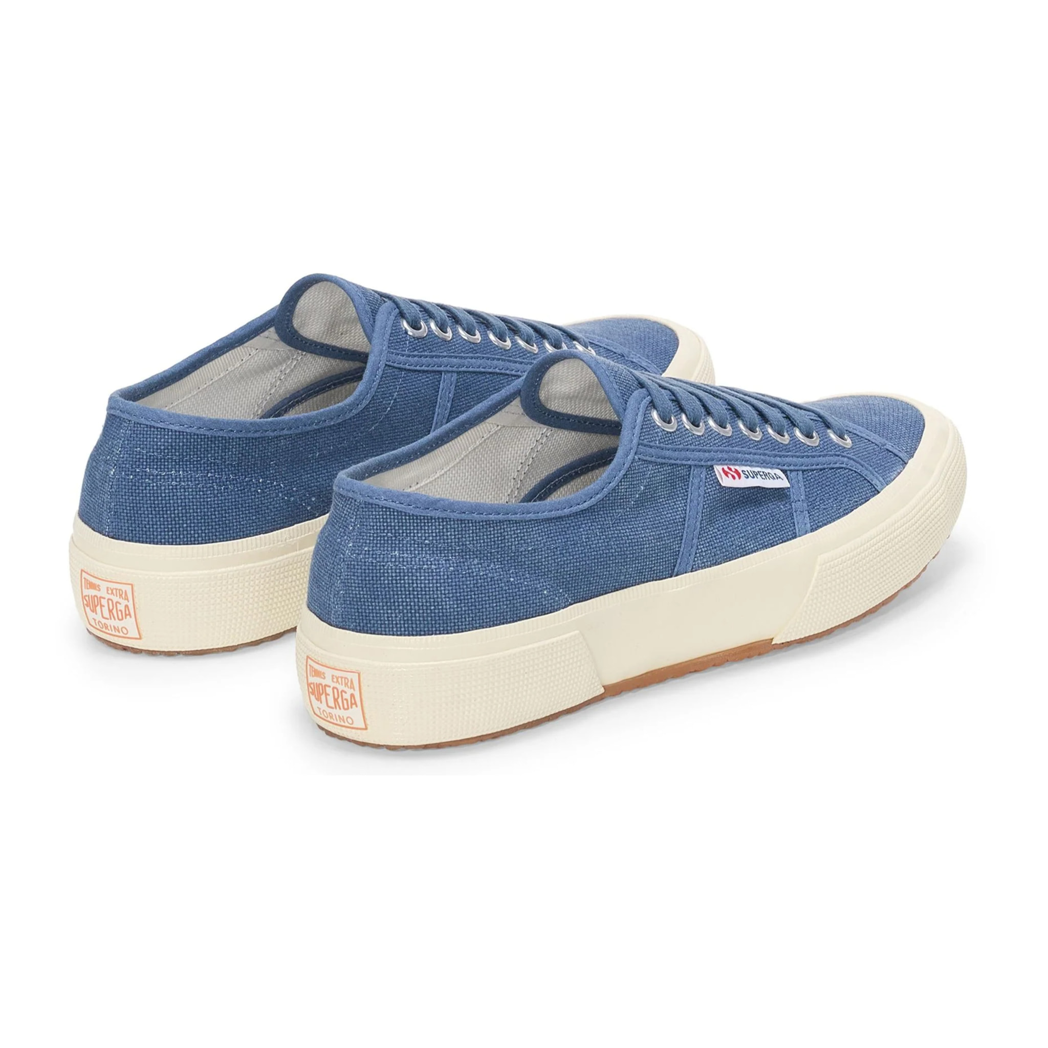 Superga - Uomo Donna Blu - 2750 Og Washed Cotton