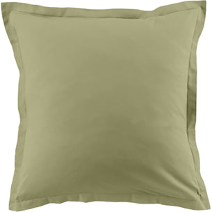 Lot de 2 taies d'oreiller 100% coton 57fils verveine