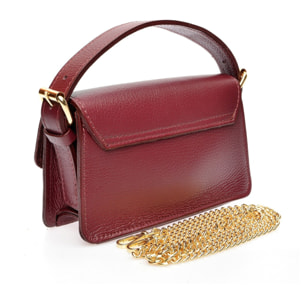 Borsa a spalla Anna Luchini Bordeaux