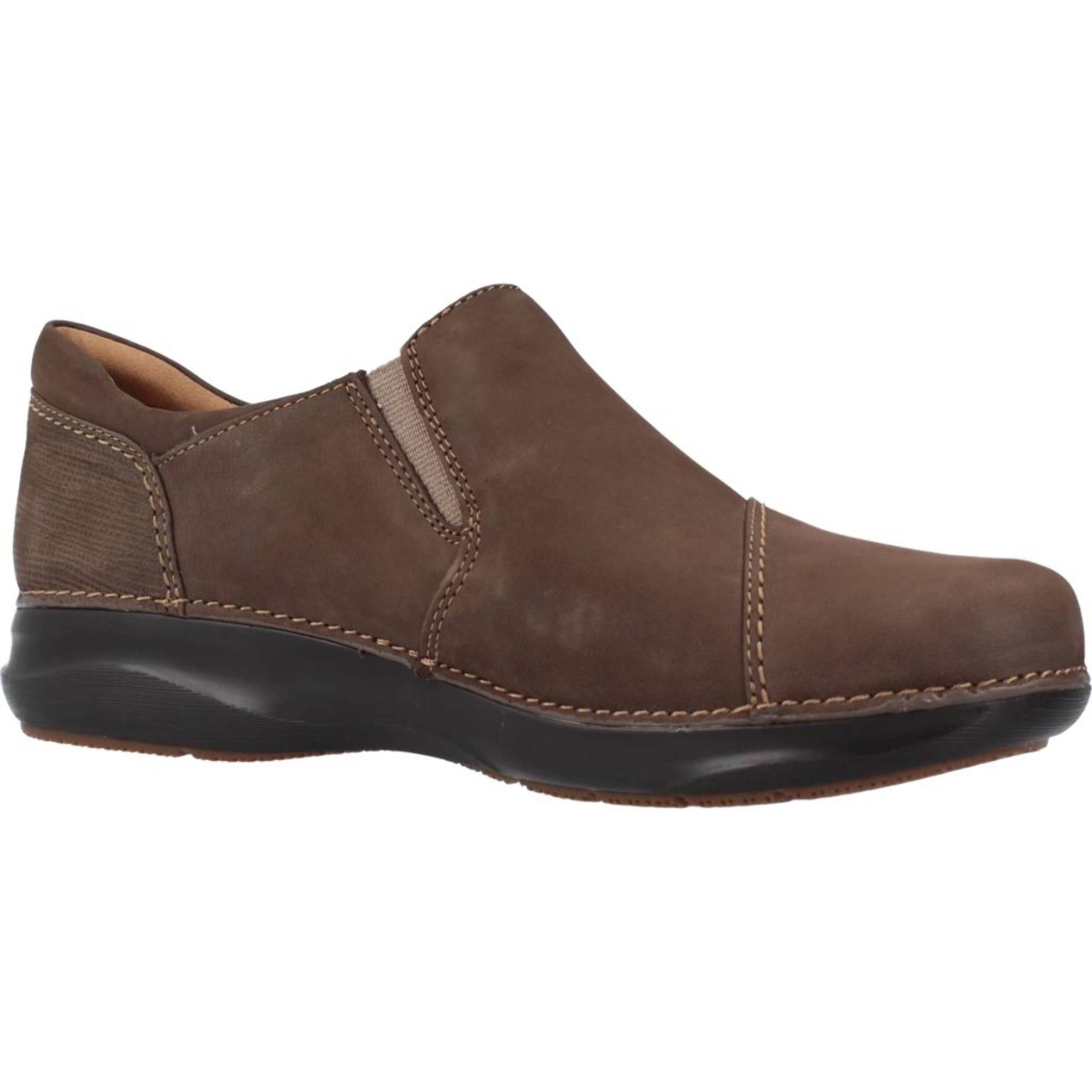 Zapatos Casual Mujer de la marca CLARKS  modelo APPLEY ZIP Brown