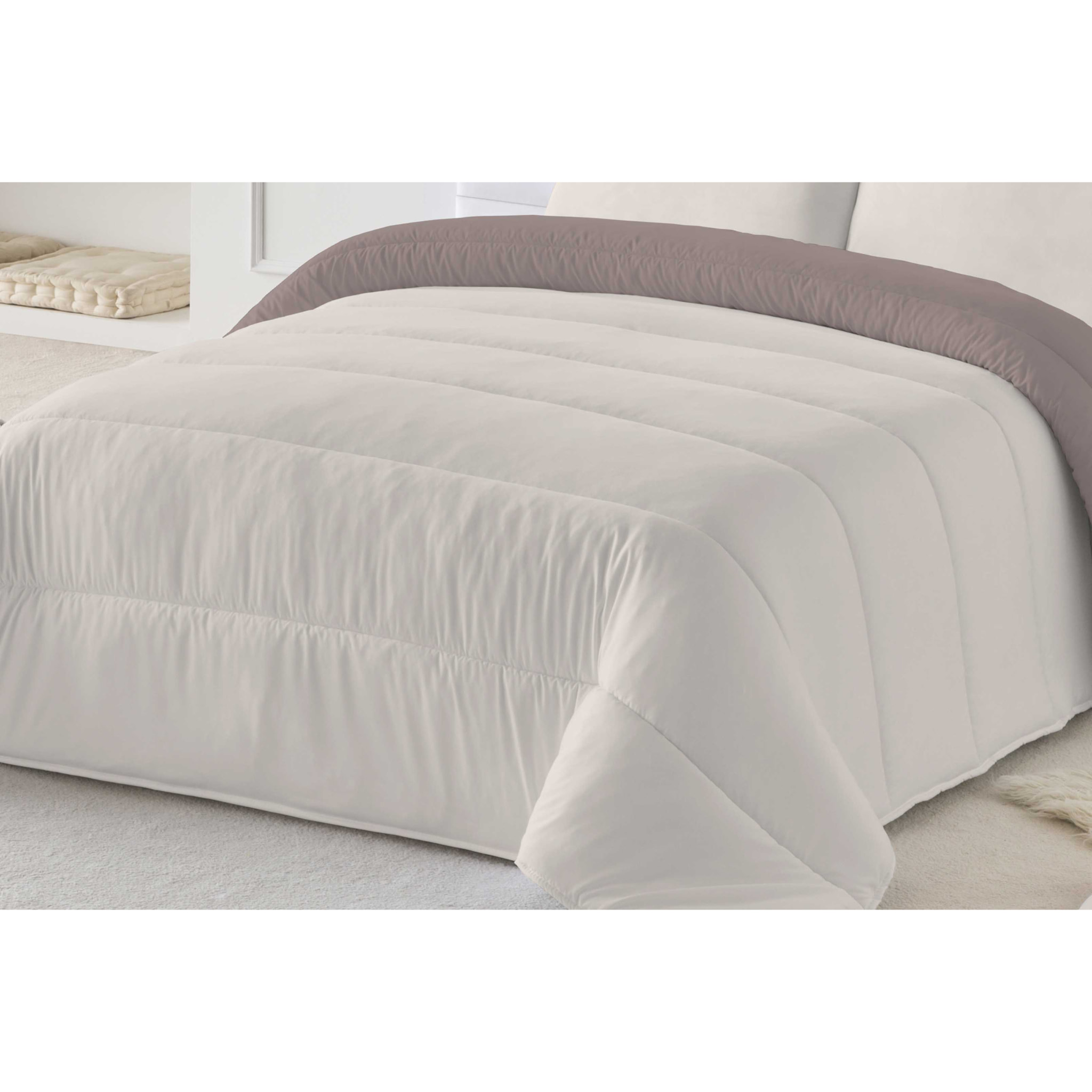 Edredón nórdico estamapado Bicolor Topo/L.198 Piedra