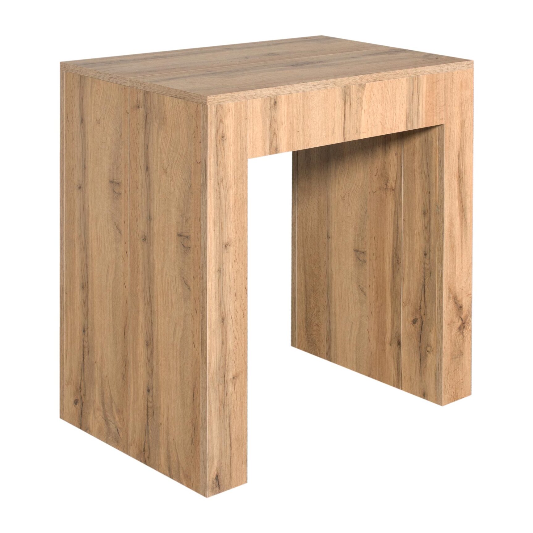 Consolle allungabile 78x47/299 cm Allin Quercia Natura allunghe interne