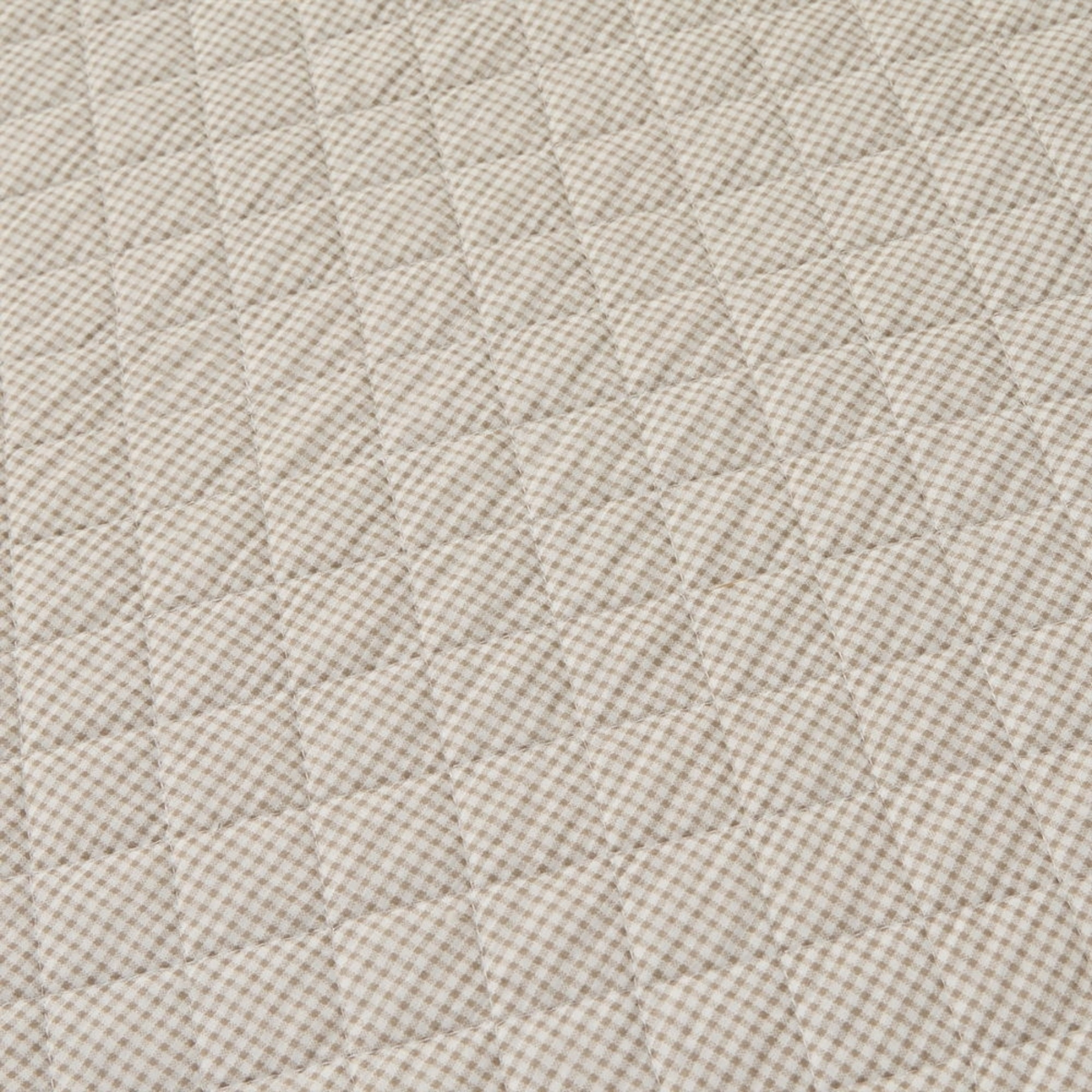 Colcha de algodón acolchada patchwork Gropatcol color gris piedra 100% Algodón