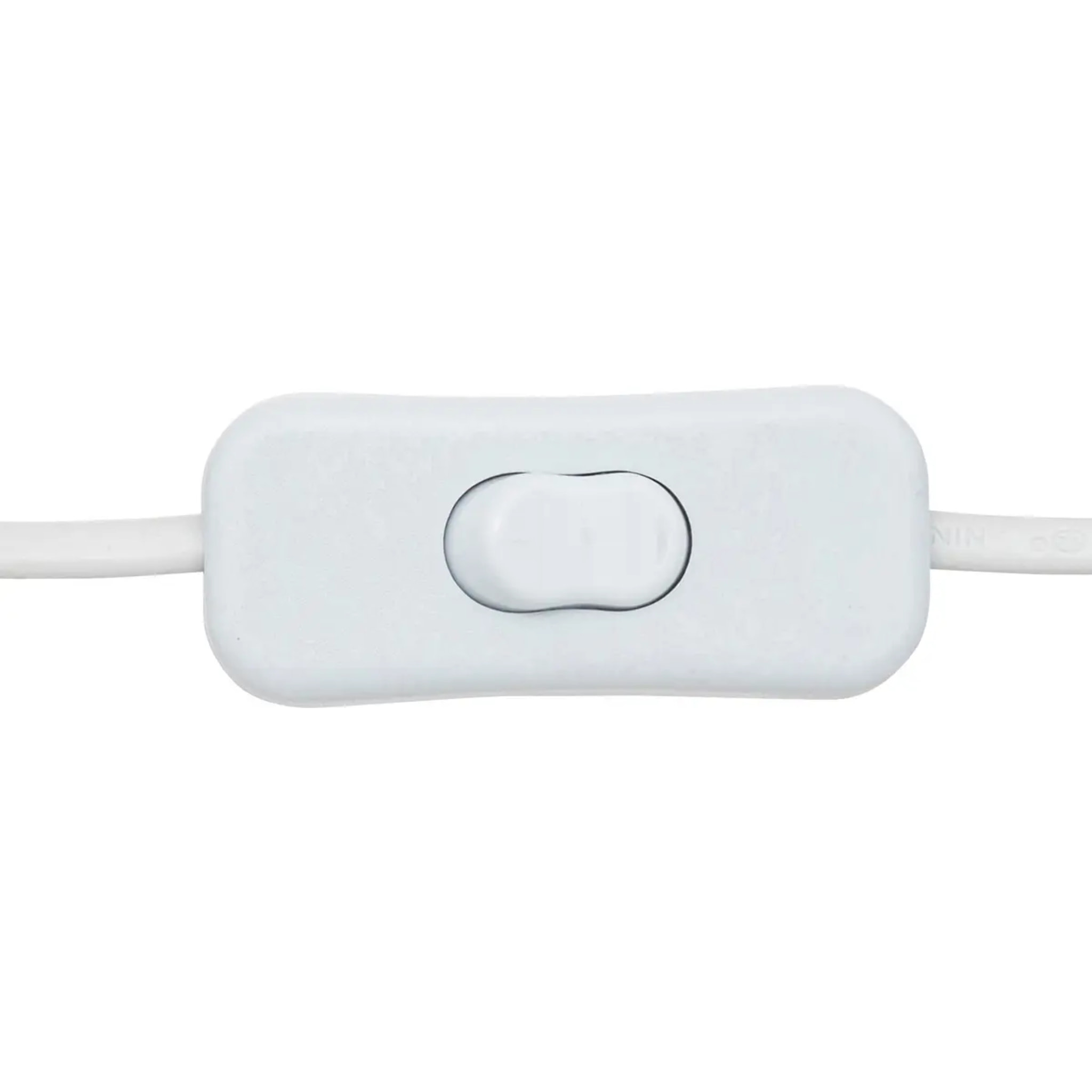 Lampe droite bouclette Toxey H.22cm blanc