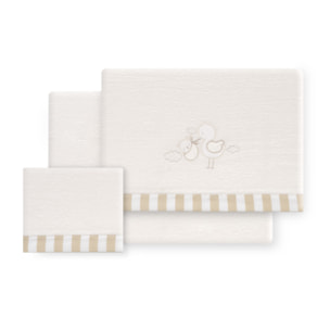 Triptico Minicuna Coralina Cigueña Oso Beig