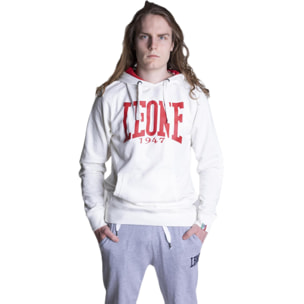 Felpa uomo con cappuccio Leone 1947 Apparel Big Logo, cotone leggero