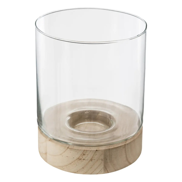 Set de 3 photophores "Eté" verre D10/13/16cm