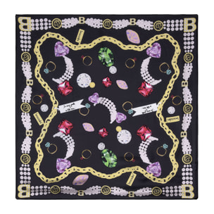 Foulard da donna Textile Polyester 0x90x90 cm