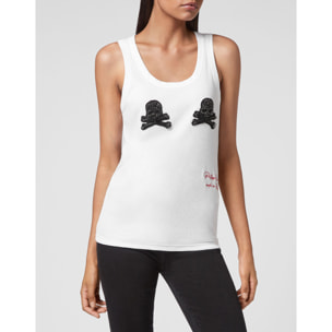 PHILIPP PLEIN Camiseta de tirantes SKULL