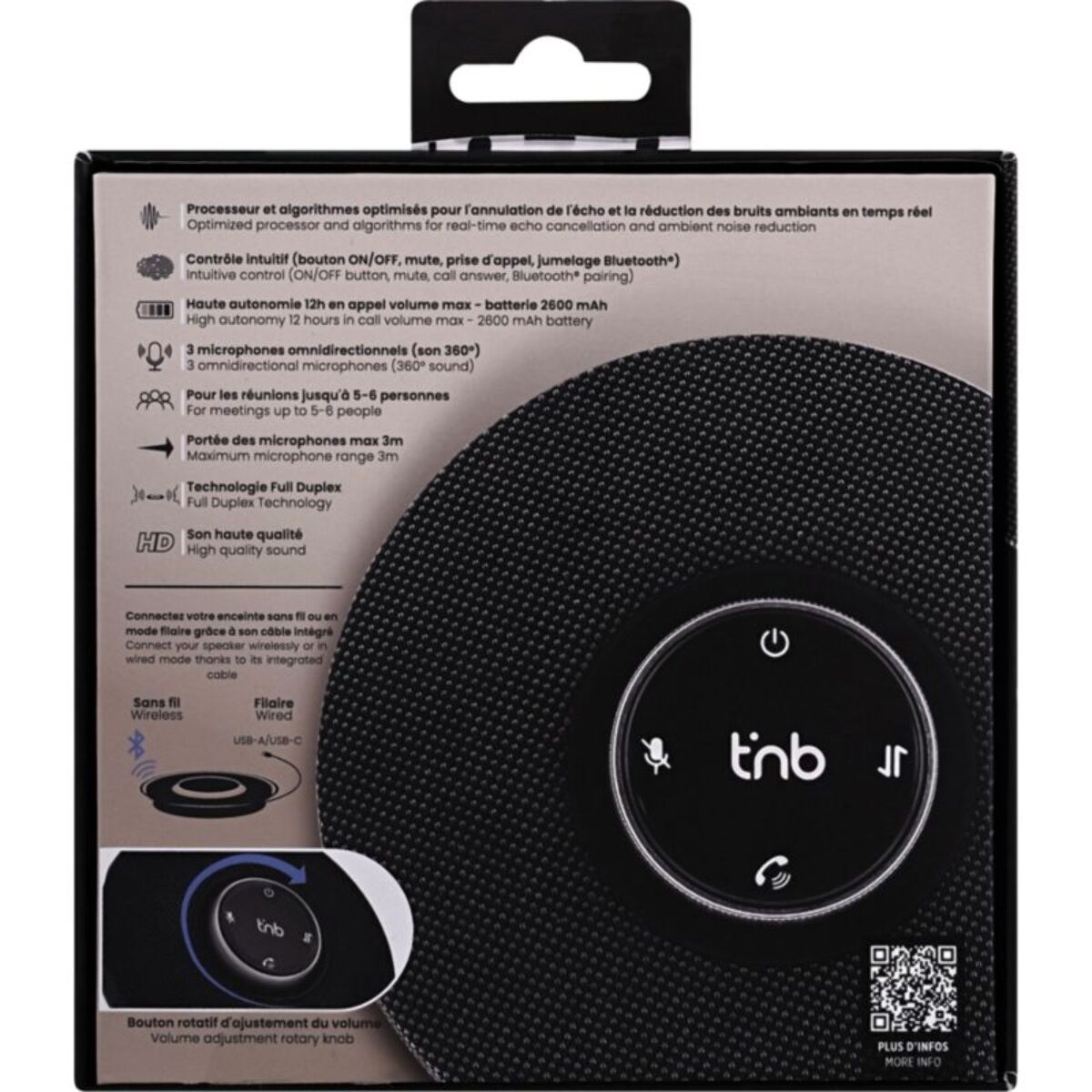 Haut parleur conférence TNB Speaker-phone